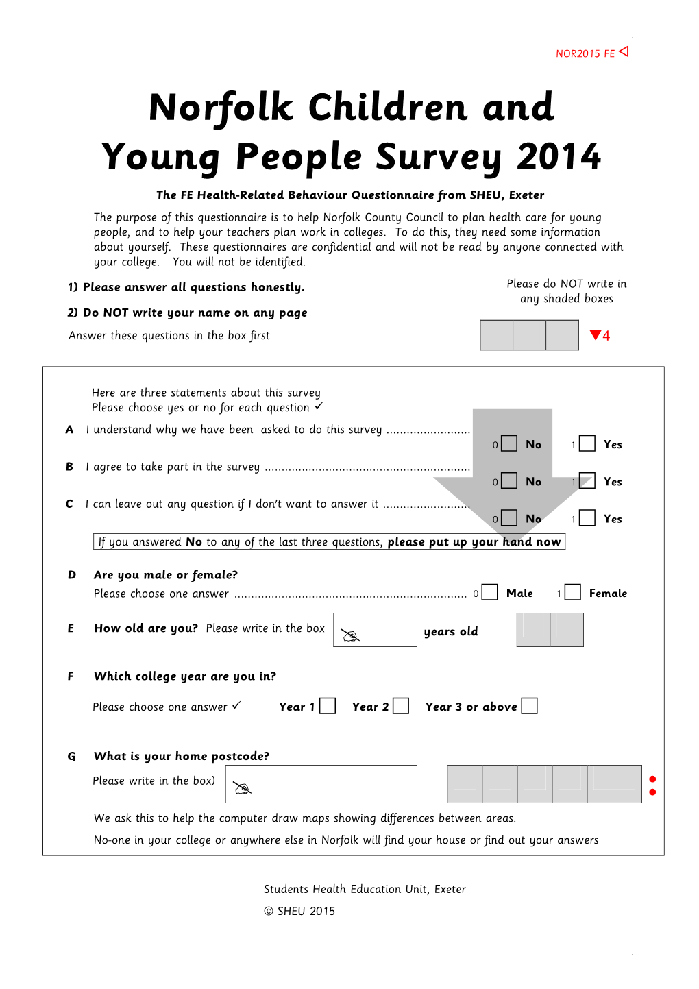 Norfolk Children and Young People Survey 2014