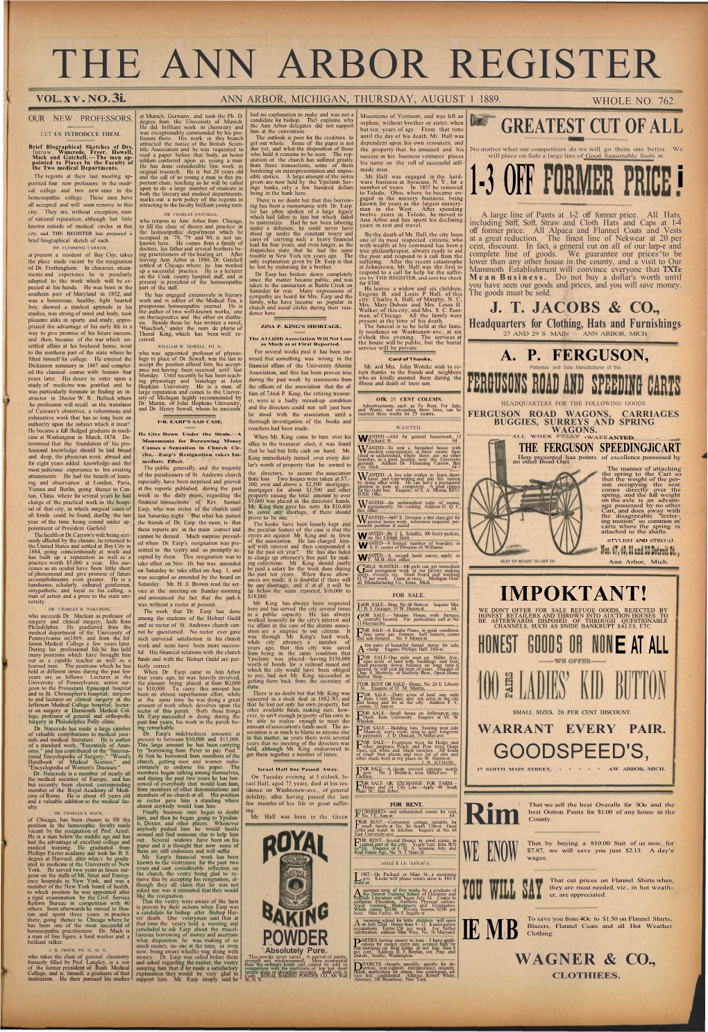 The Ann Arbor Register Vol