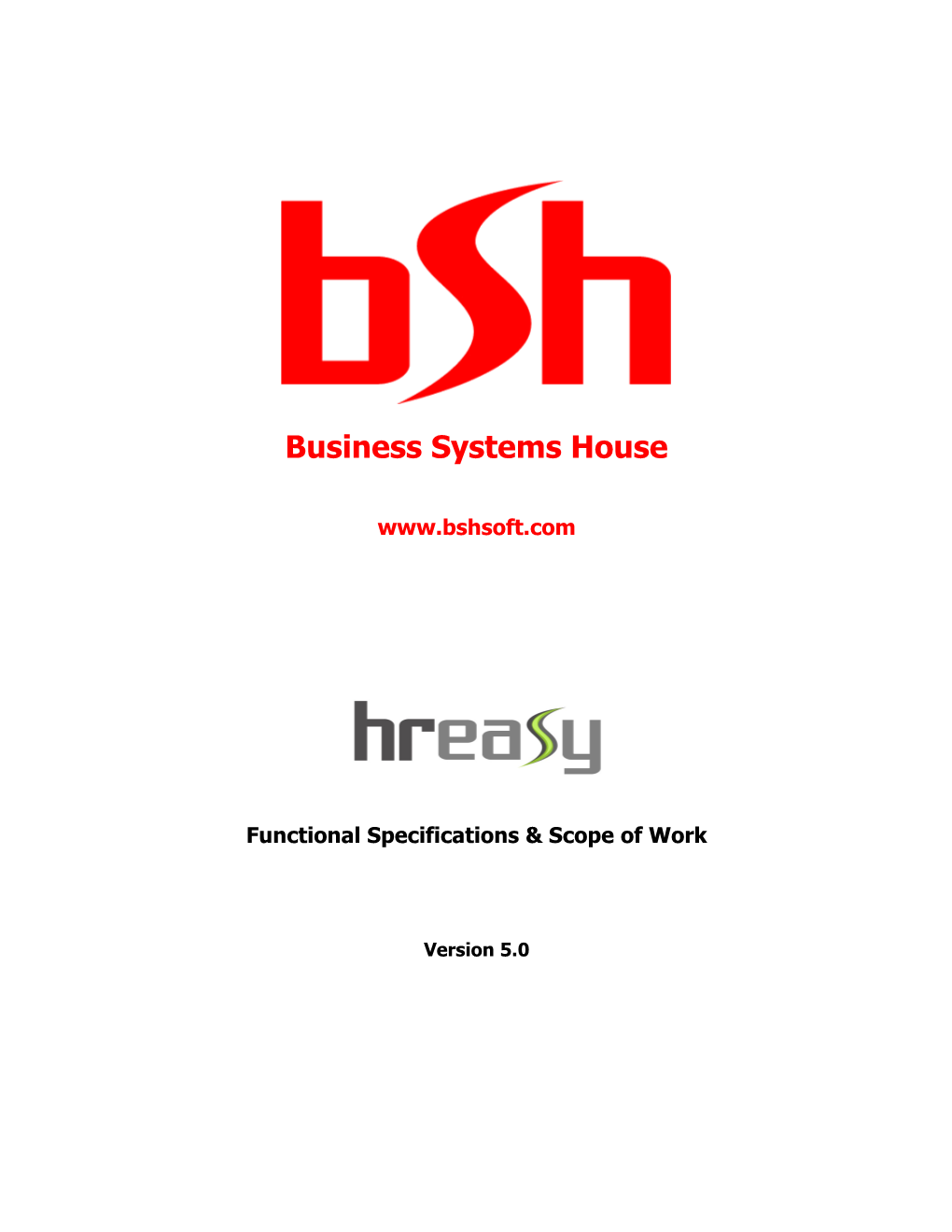 Hreasy Functional Specifications - Enterprise Edition