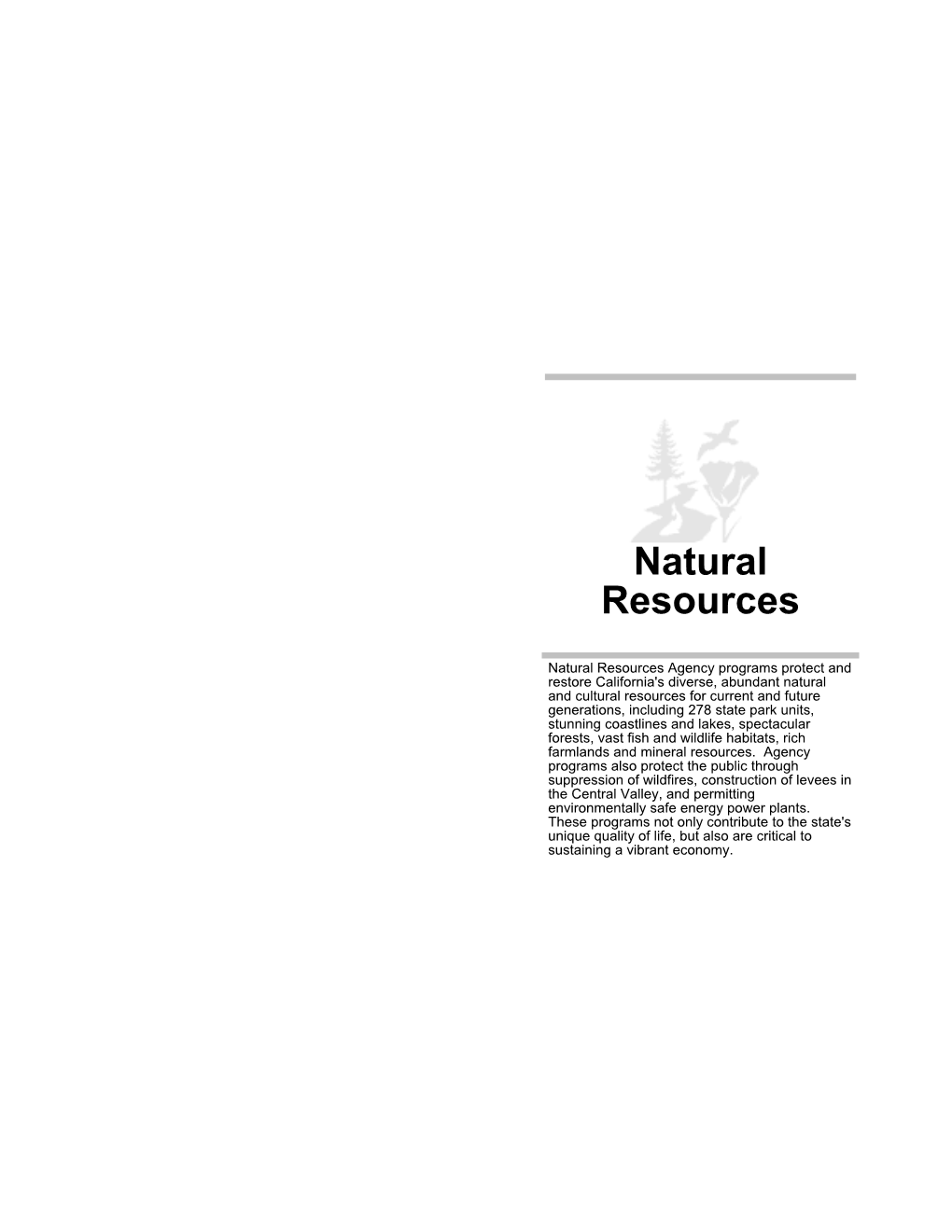 Natural Resources