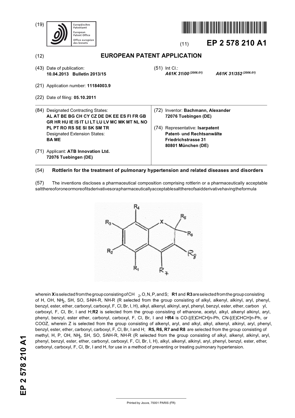 Rottlerin for the Treatment of Pulmonary Hypertension and Related Diseases and Disorders