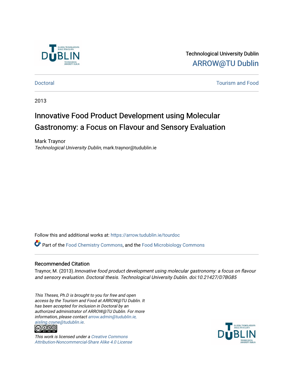 Innovative Food Product Development Using Molecular Gastronomy: a Focus on Flavour and Sensory Evaluation