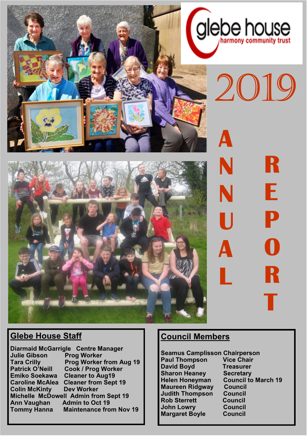 Glebe House Annual Report 2019.Pdf