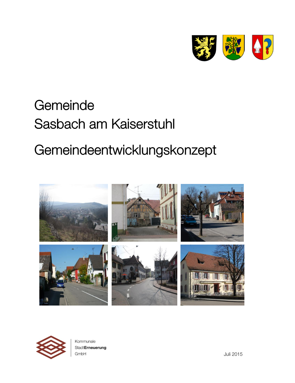 Gemeinde Sasbach Am Kaiserstuhl Gemeindeentwicklungskonzept