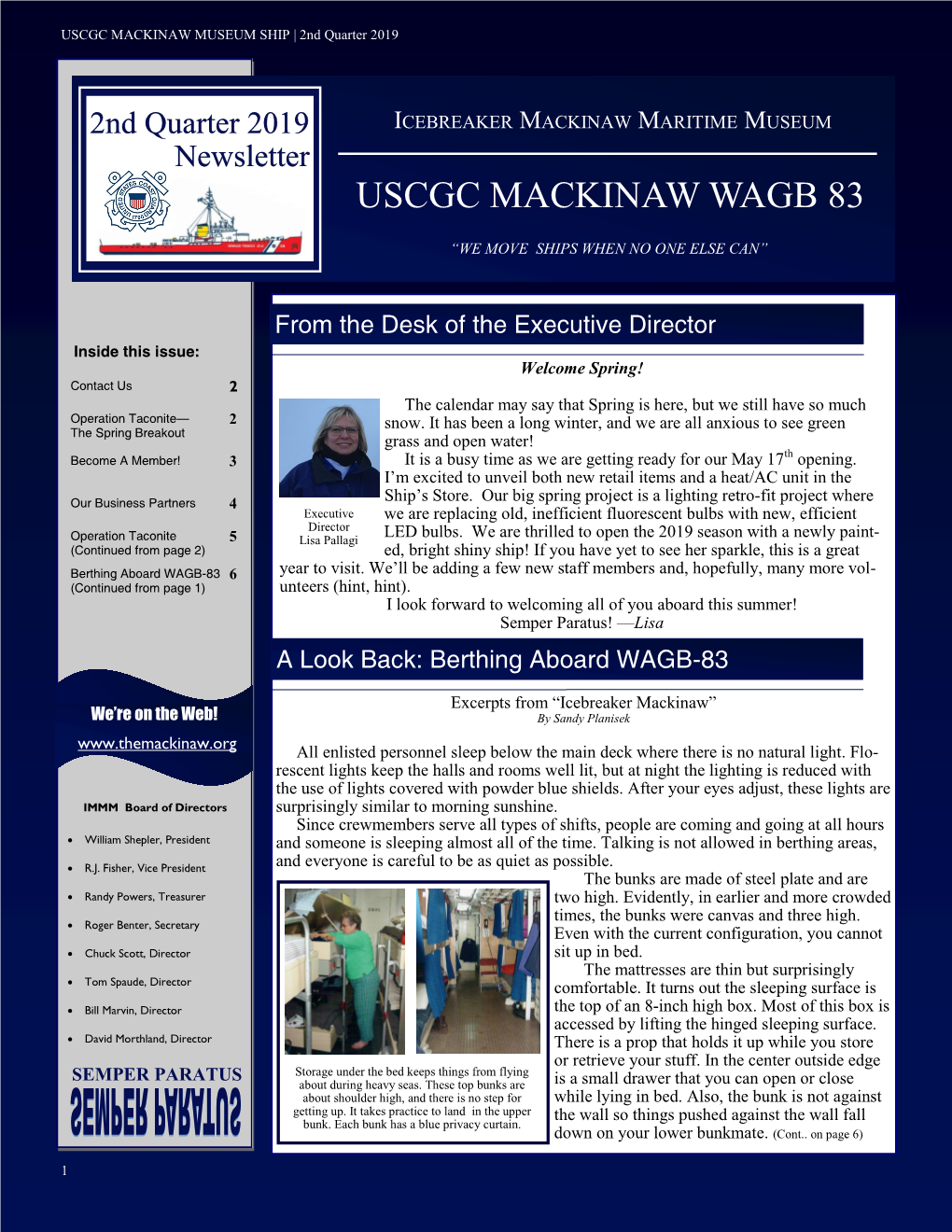 Uscgc Mackinaw Wagb 83