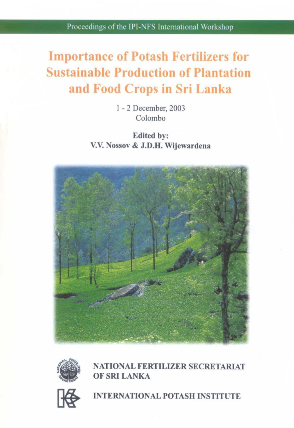 Proceedings IPI NFS Sri Lanka 2003.Pdf