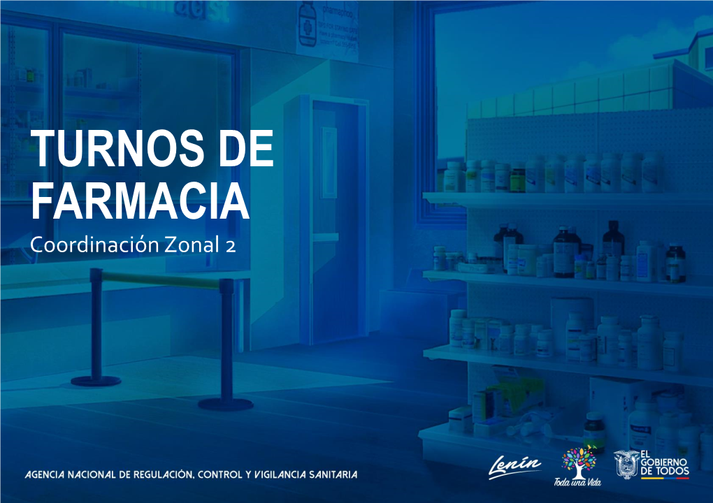 Turnos De Farmacia JUNIO 2020 PICHINCHA RURAL