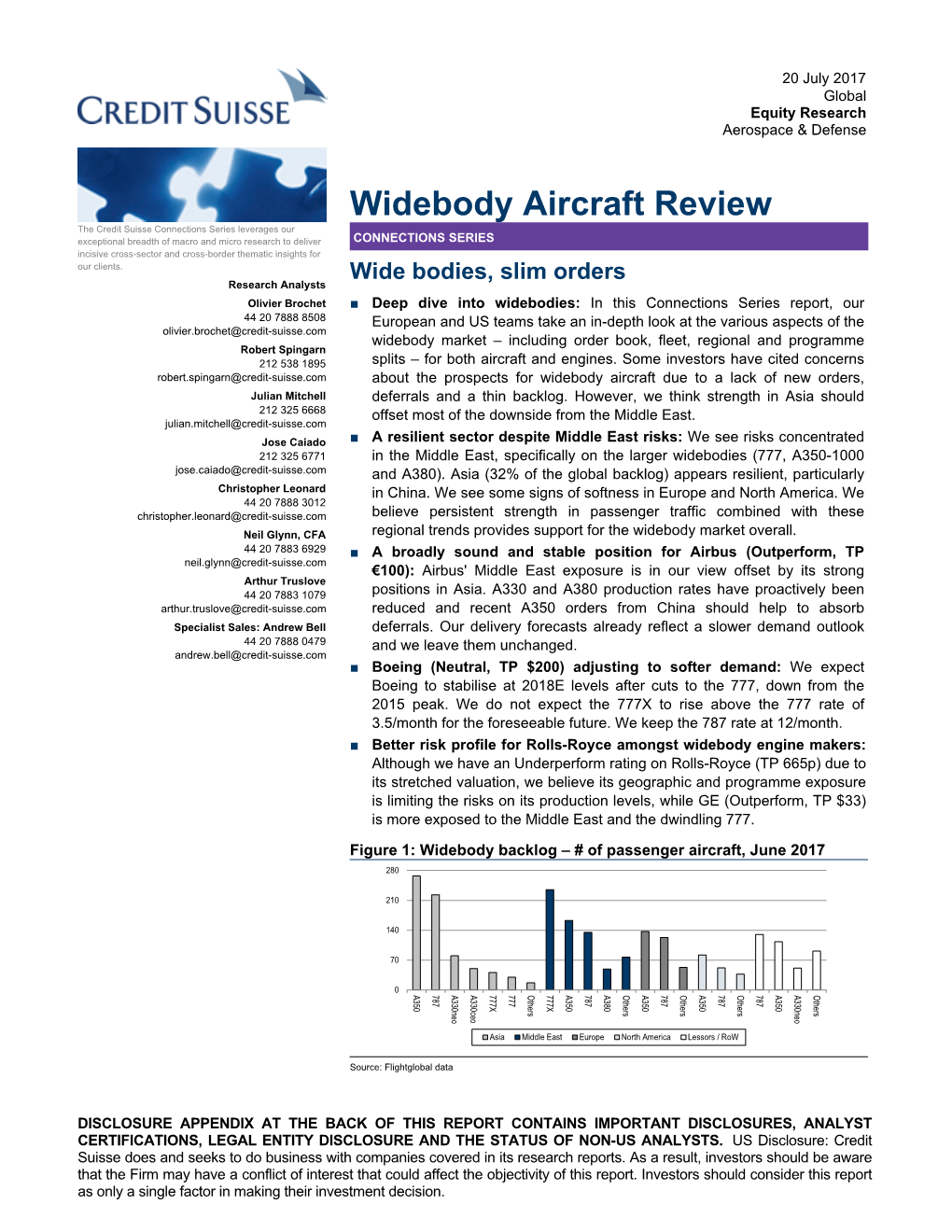 Widebody Aircraft