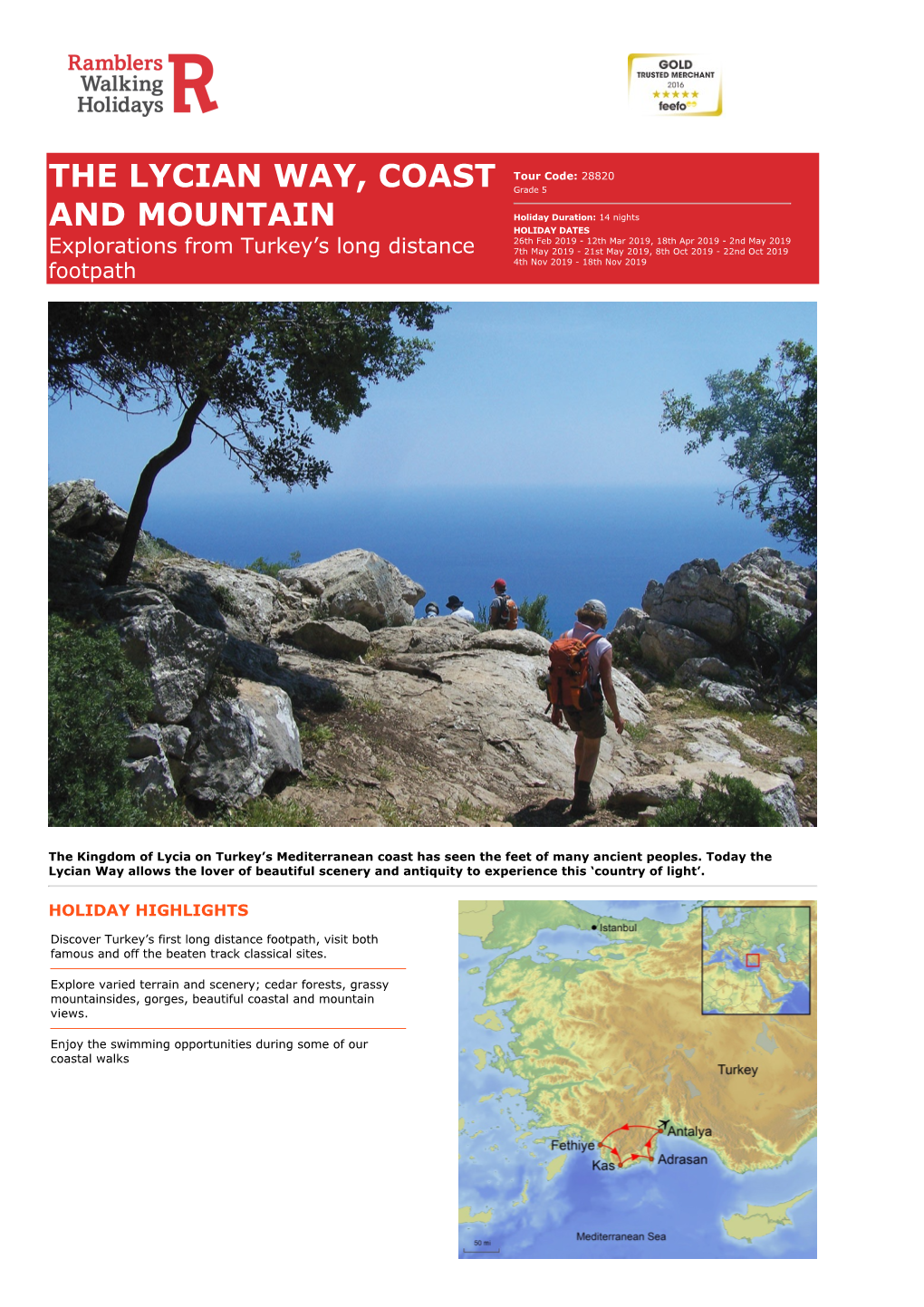 Lycian Way: Turkey's First Long Distance Walk