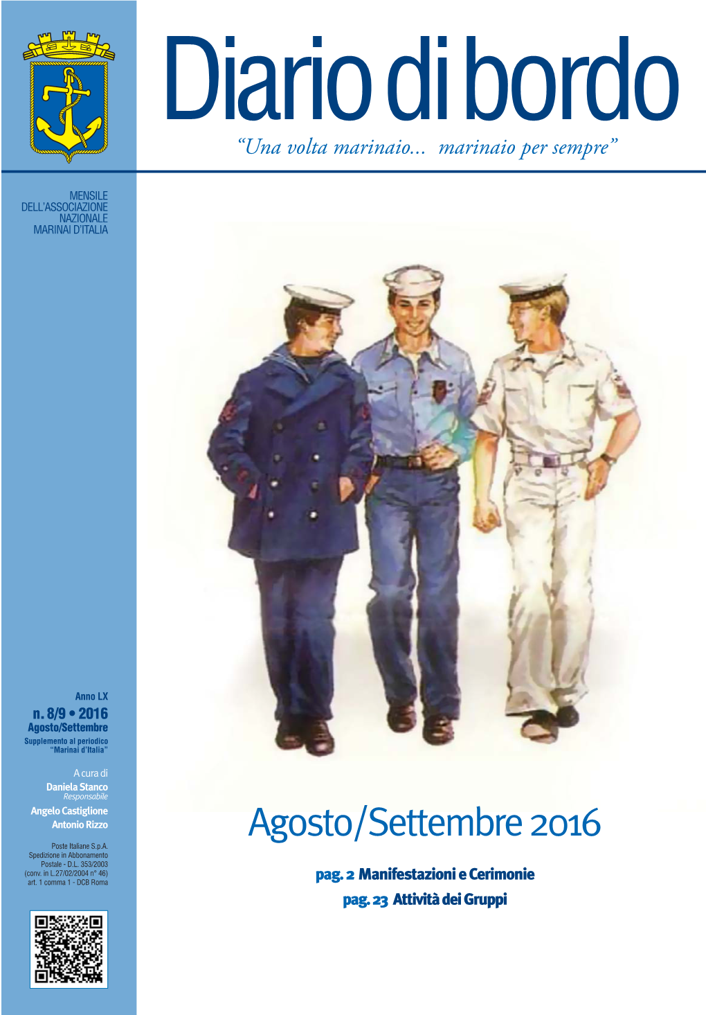 Clicca Per Il Diario Di Bordo Di Agosto-Settembre