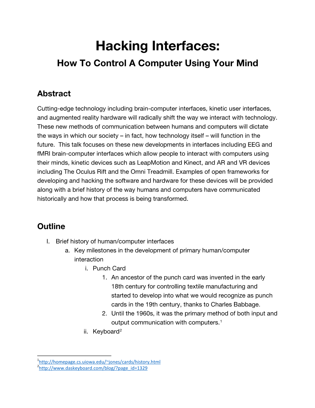 Hacking Interfaces: How to Control a Computer Using Your Mind