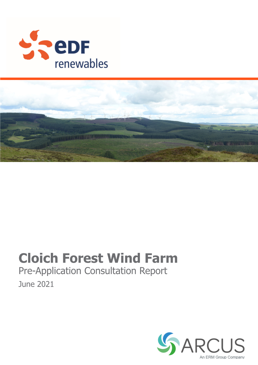 Cloich Forest Wind Farm Pre-Application Consultation Report June 2021