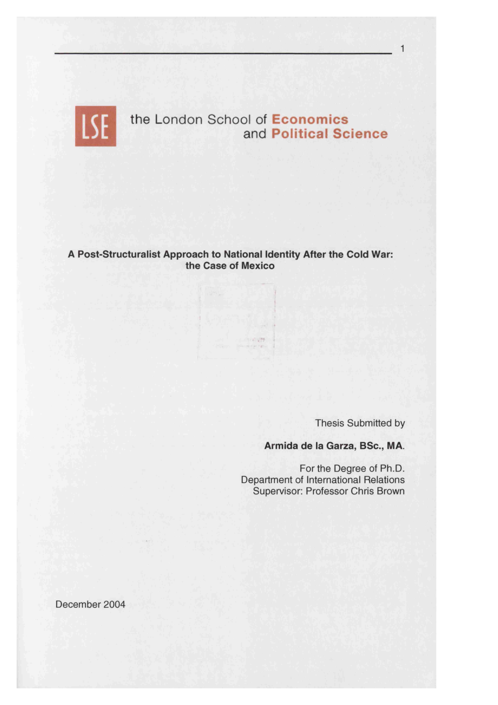 LSE the London School of Economics and Political Science