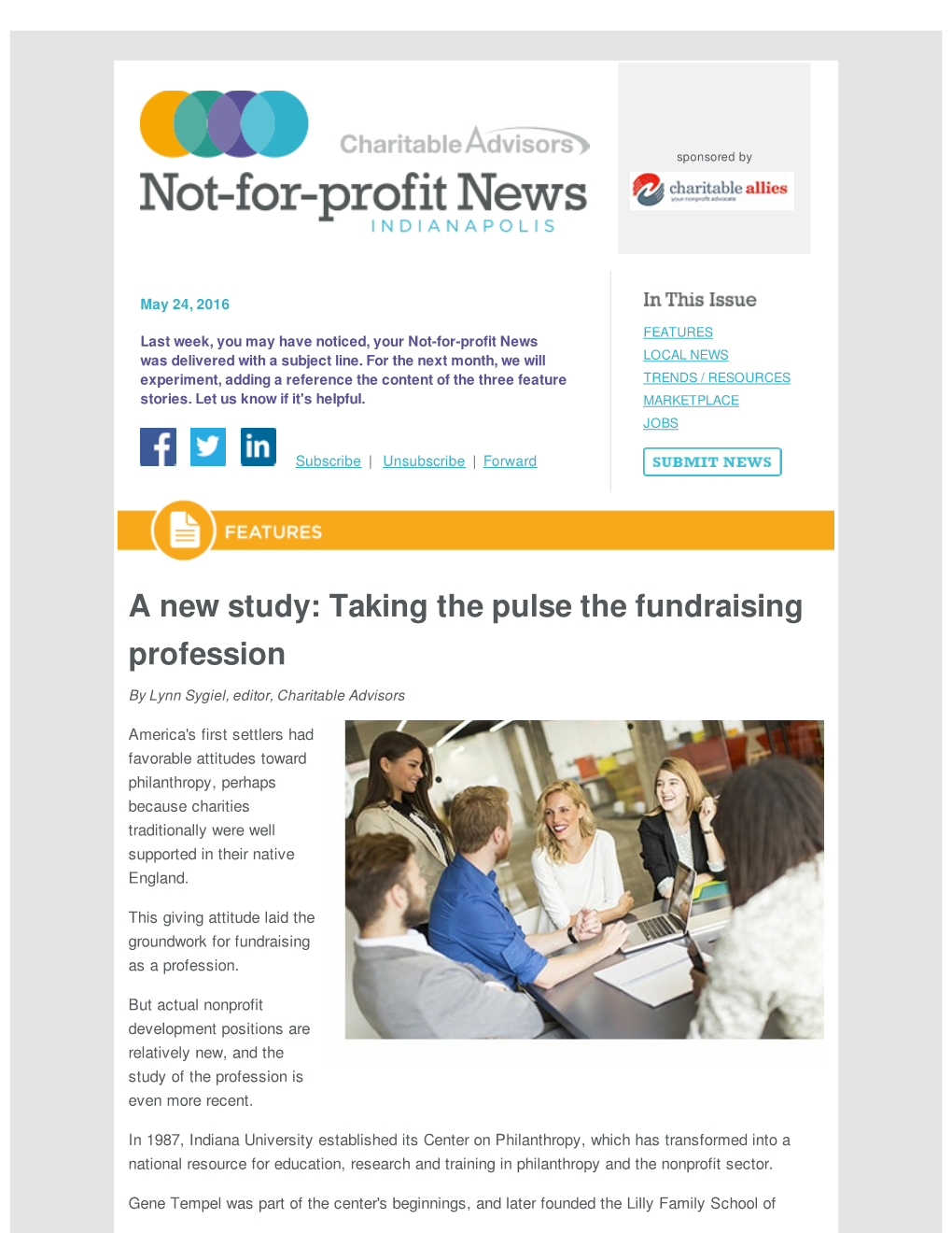 A New Study: Taking the Pulse the Fundraising Profession