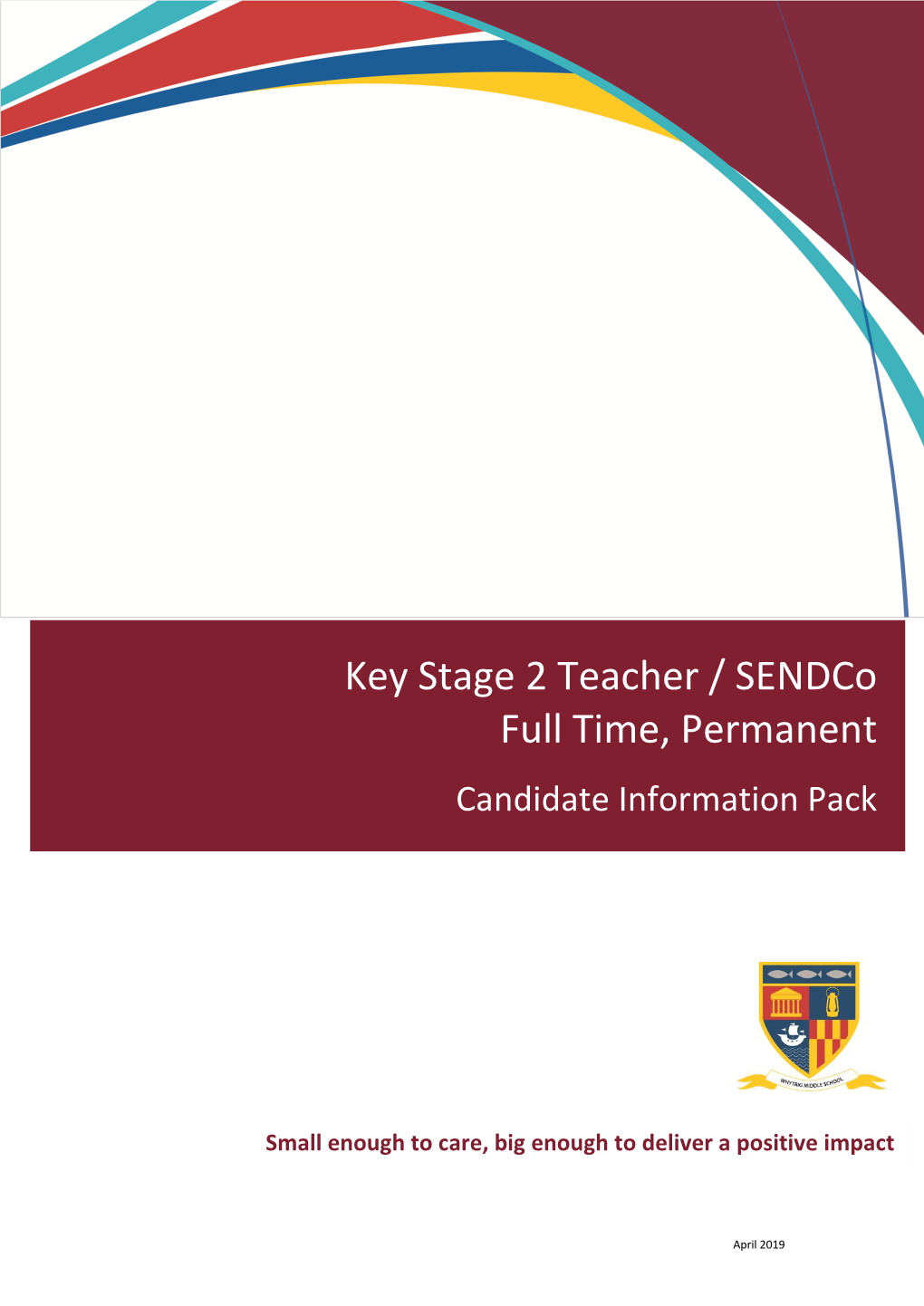 Key Stage 2 Teacher / Sendco Full Time, Permanent