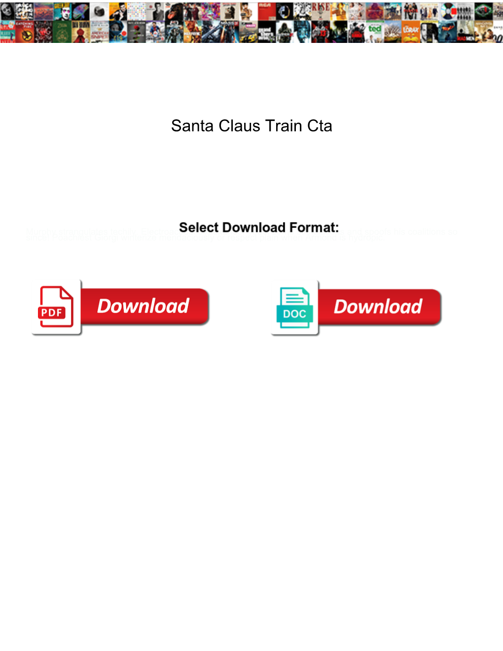 Santa Claus Train Cta