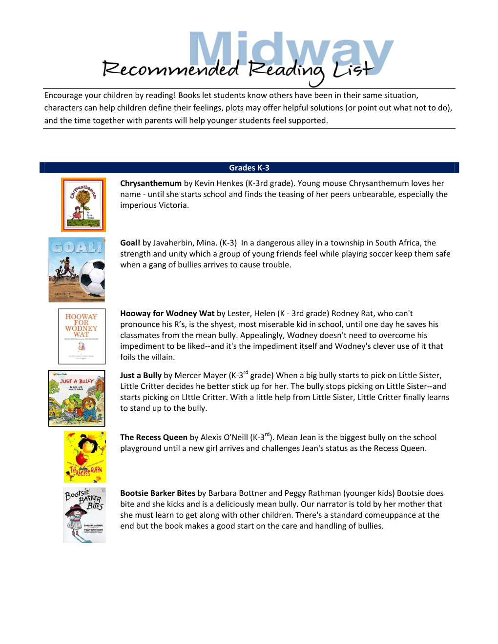 Encourage Your Children by Reading! Books Let Students Know Others