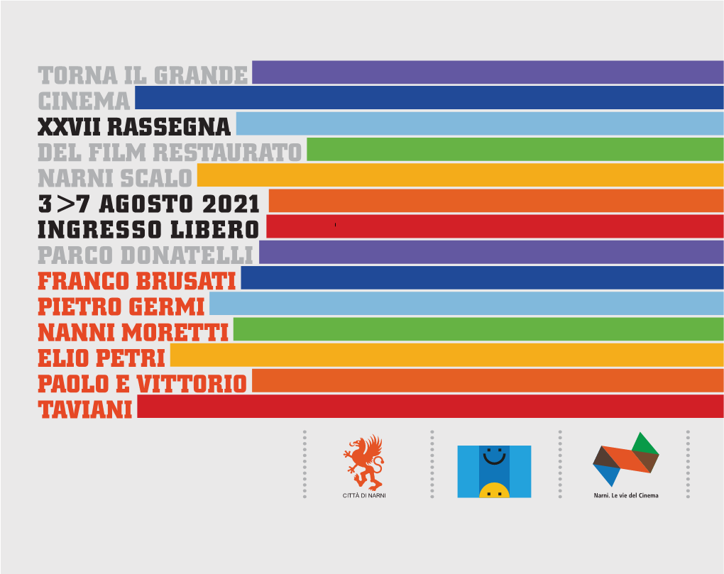 Torna Il Grande Cinema Xxvii Rassegna Del Film