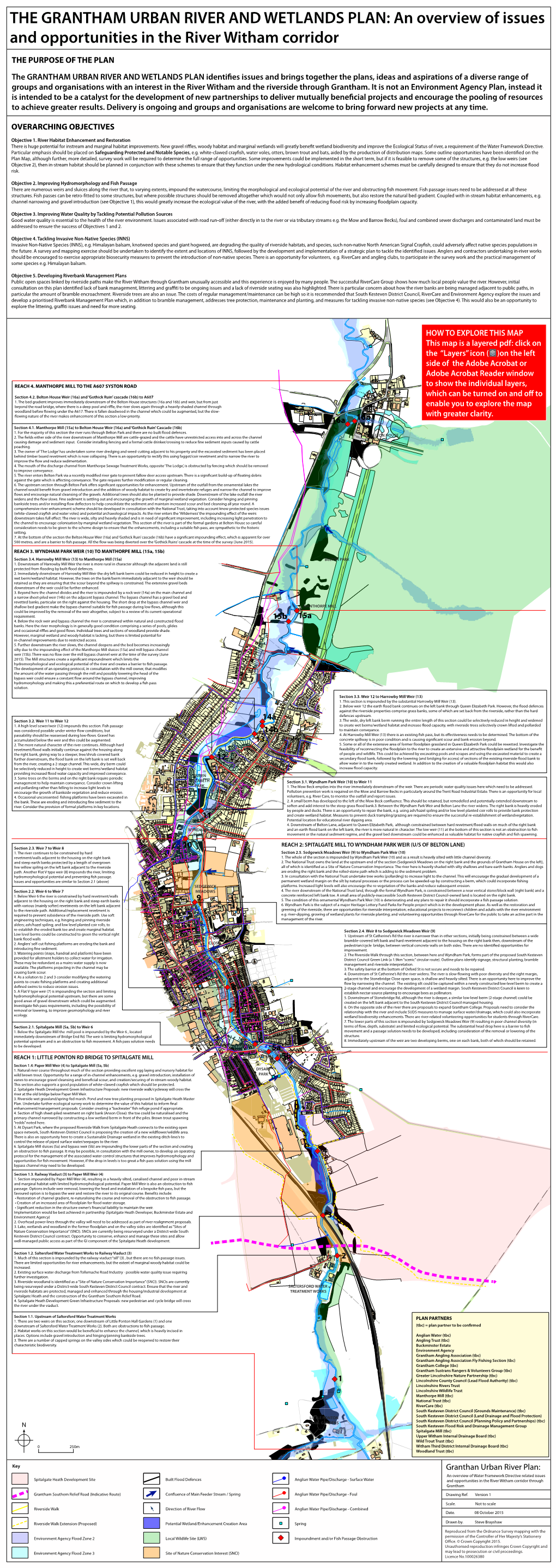 Grantham Urban River & Wetlands Plan Map V3 270116