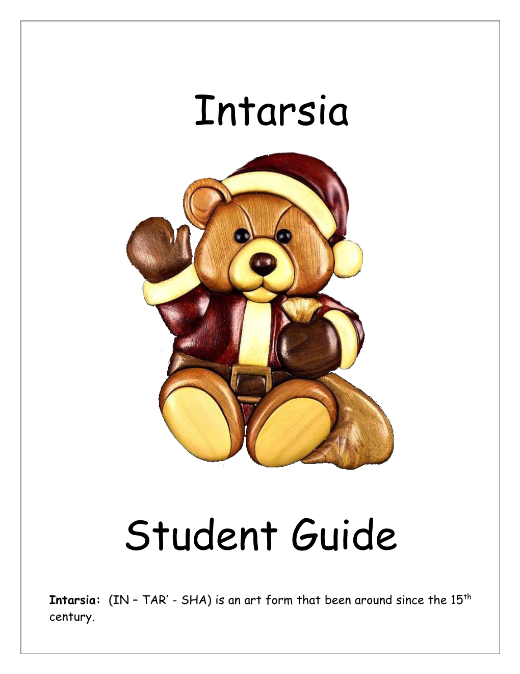 Intarsia Student Guide