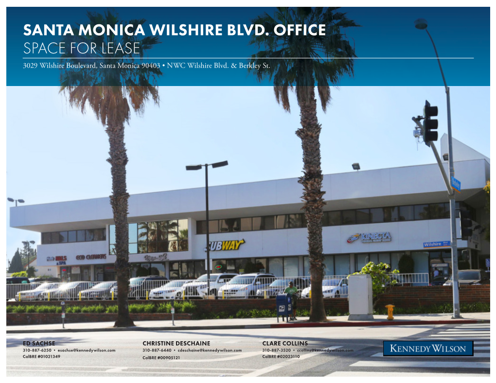 Santa Monica Wilshire Blvd. Office Space For