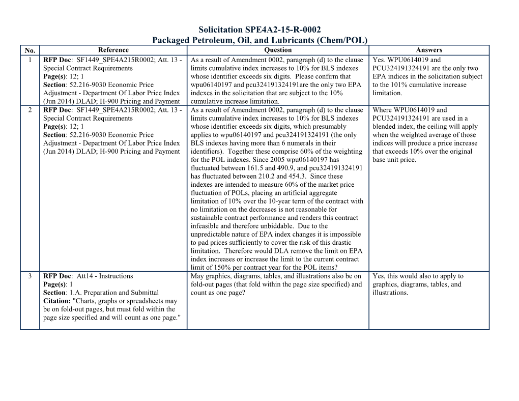 Packaged Petroleum, Oil, and Lubricants (Chem/POL)