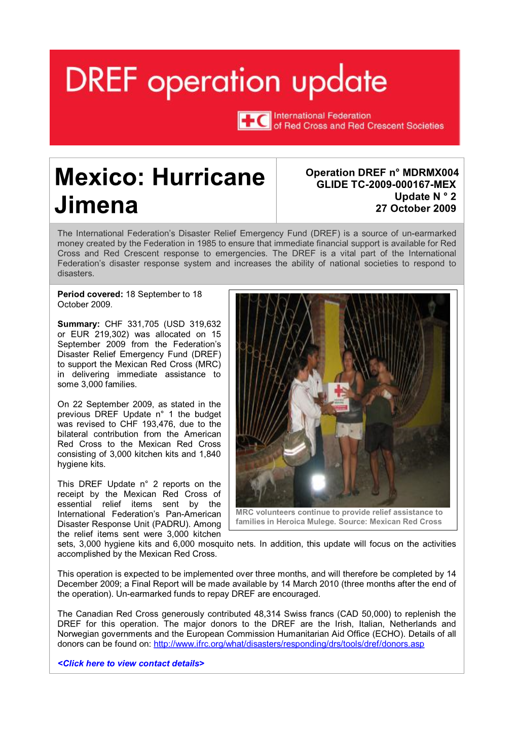 Mexico: Hurricane Jimena