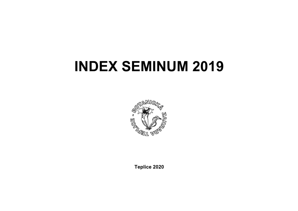 Index Seminum 2019