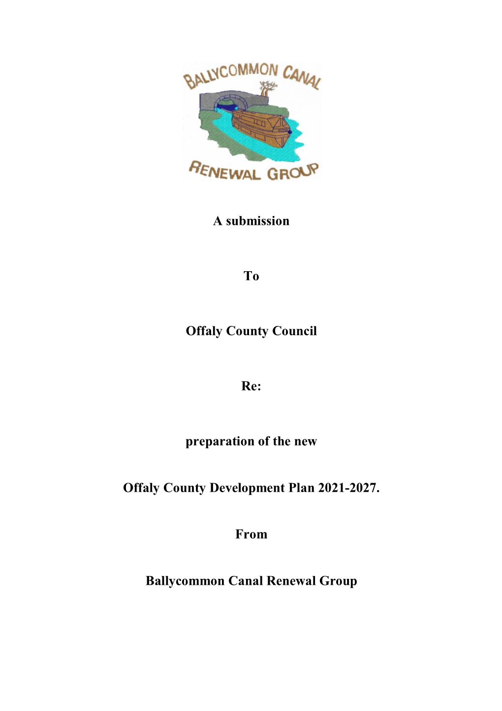 Preparation of the New Offaly County Development Plan 2021-2027