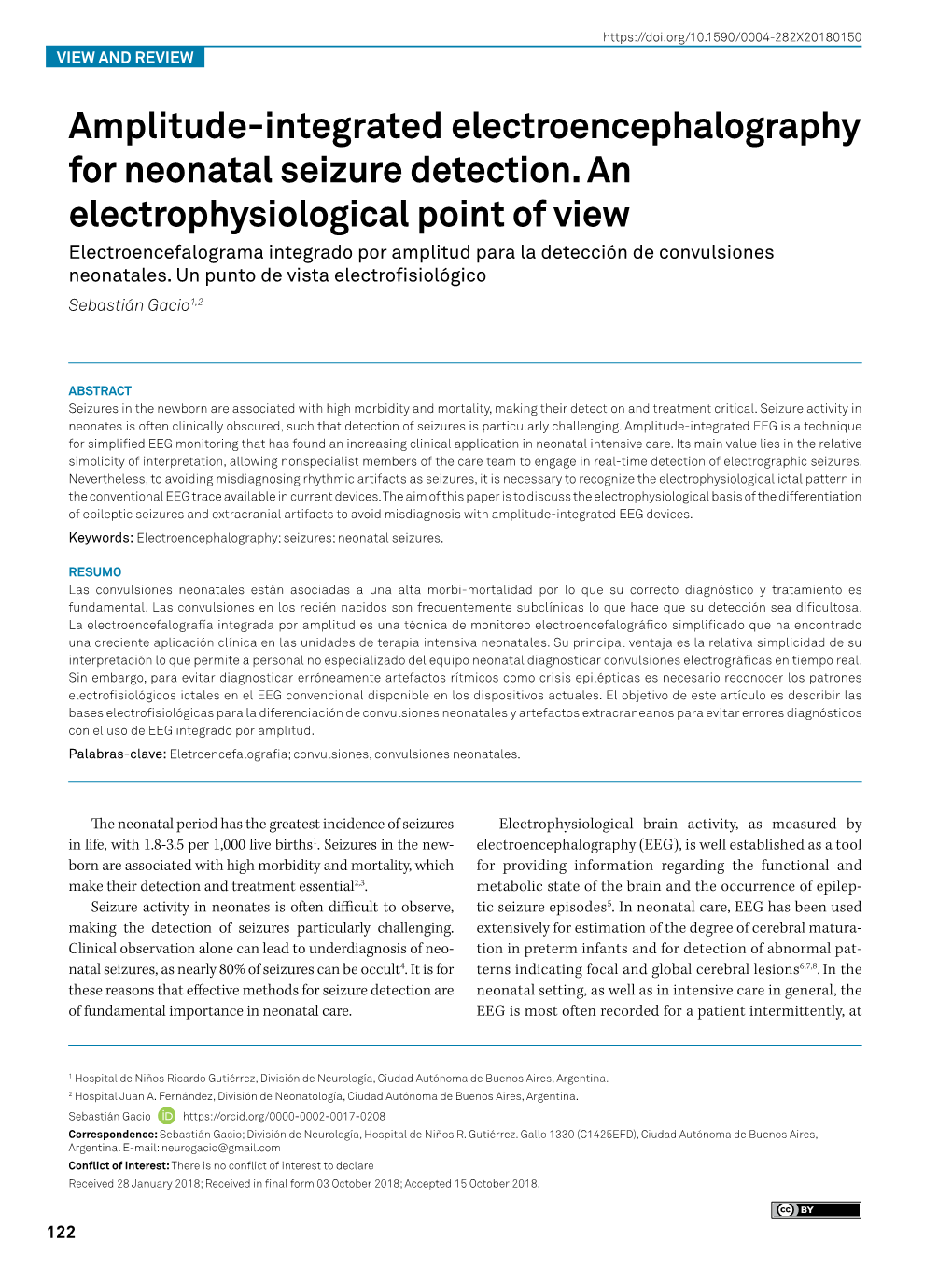 Amplitude-Integrated Electroencephalography for Neonatal Seizure Detection