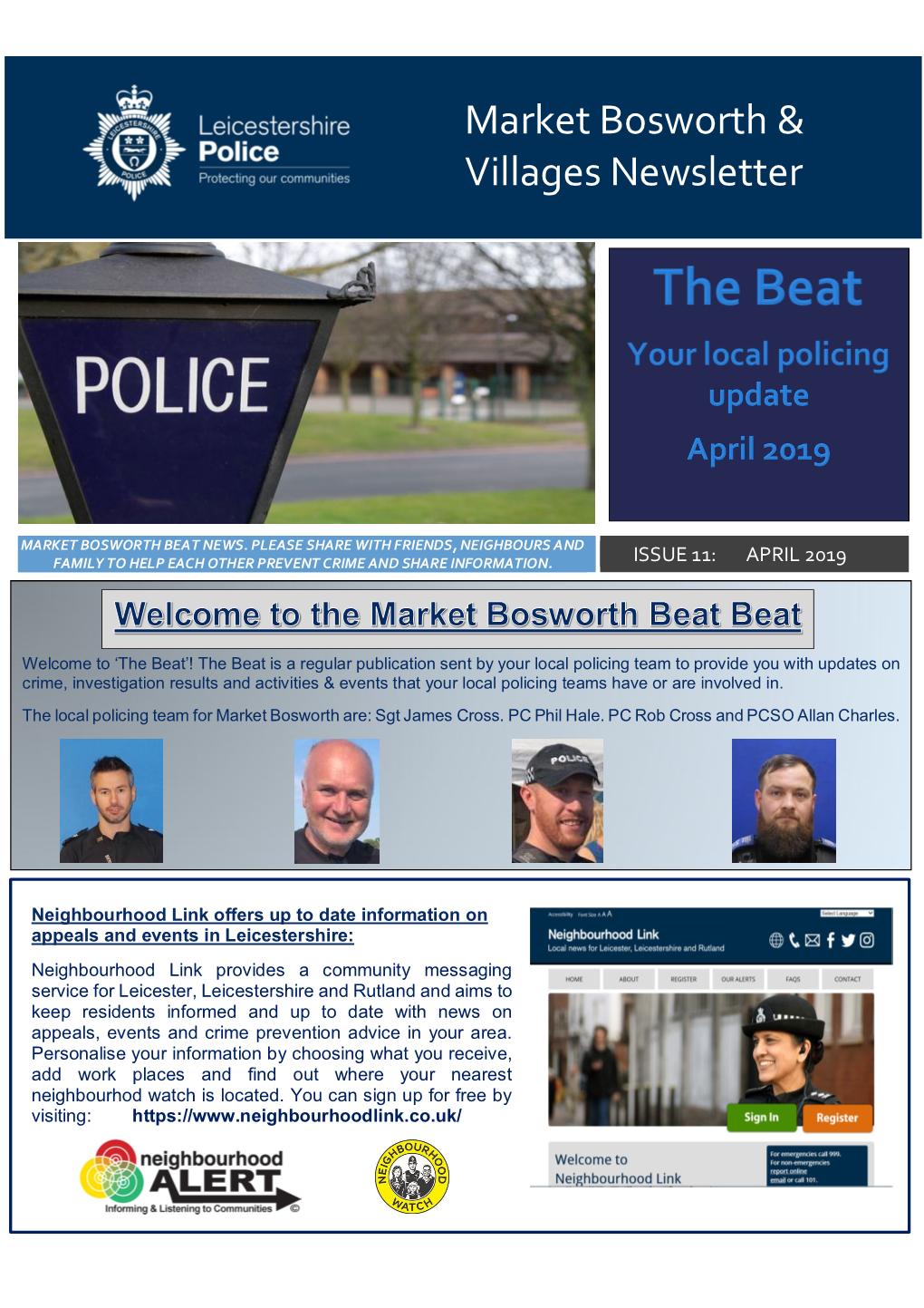 Market Bosworth & Villages Newsletter