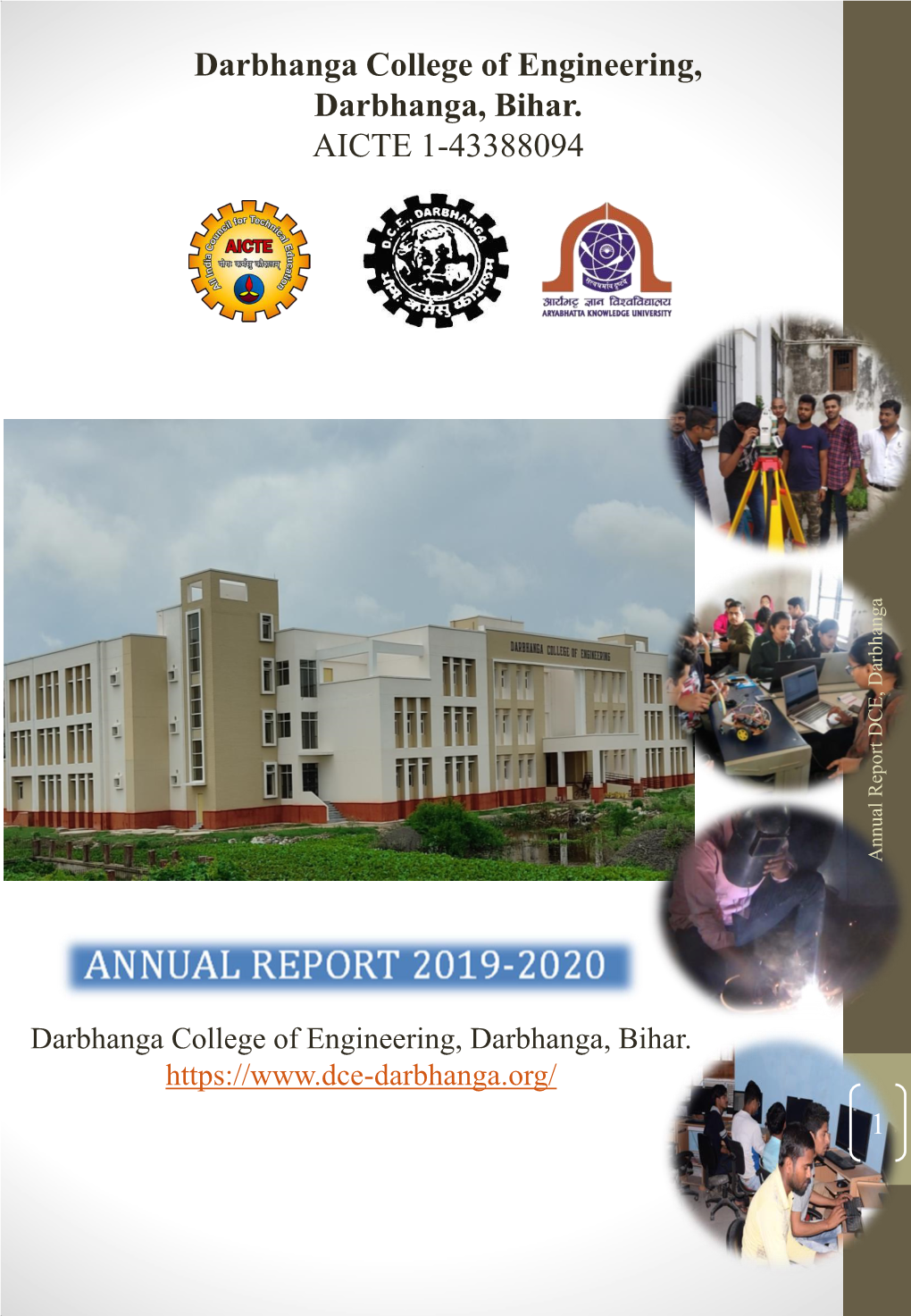 Annual Report 2019-20 DCE Darbhanga