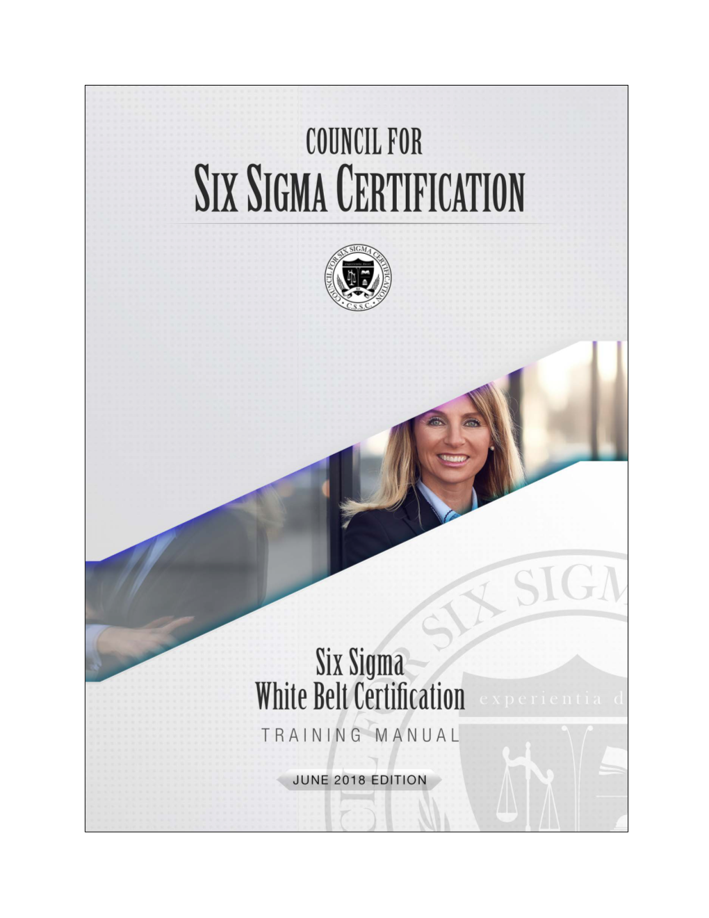 Six Sigma White Belt Certification Training Manual