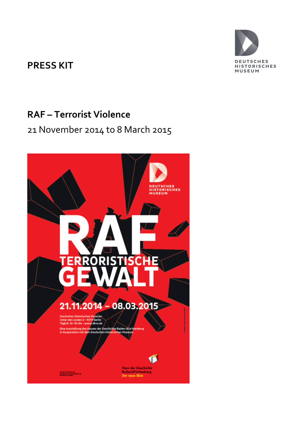 RAF – Terrorist Violence 21 November 2014 to 8 March 2015