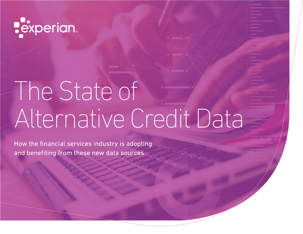 The State of Alternative Credit Data