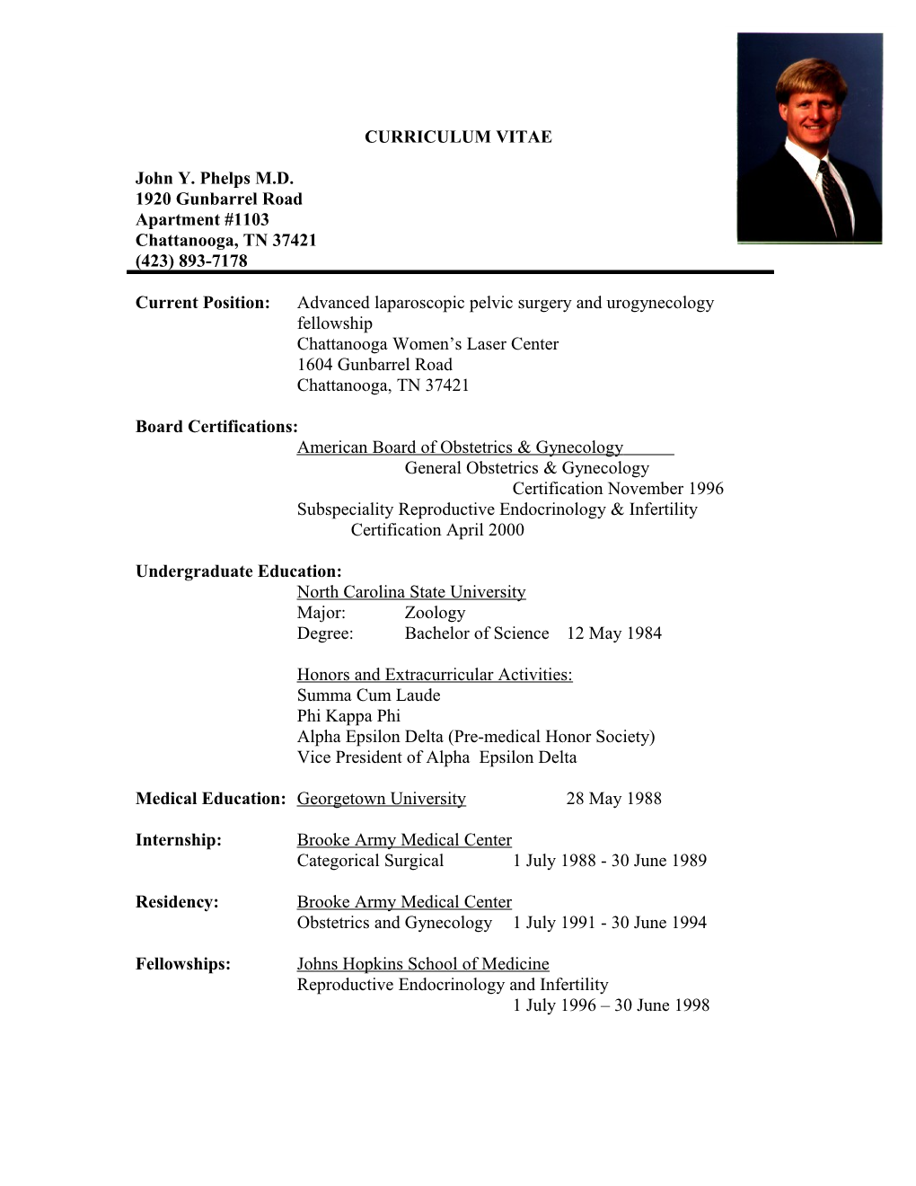 Curriculum Vitae s178