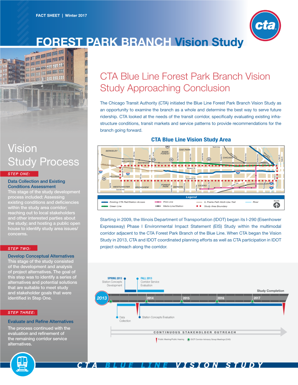 CTA Blue Line Forest Park Branch Vision Study Approaching Conclusion