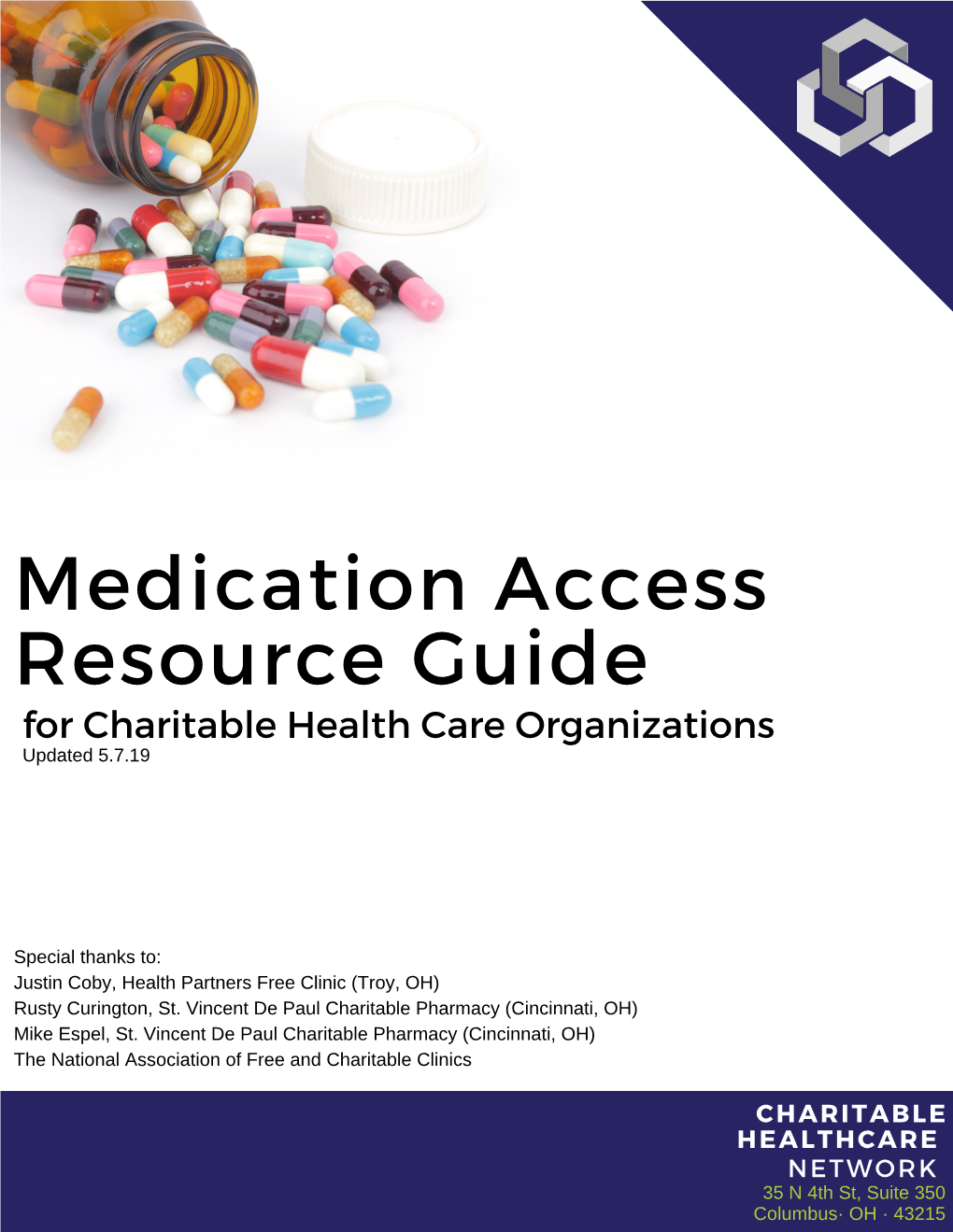 Medication Access Resource Guide for Charitable Health Care Organizations Updated 5.7.19