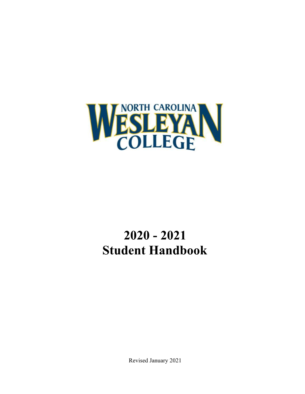 2020 - 2021 Student Handbook
