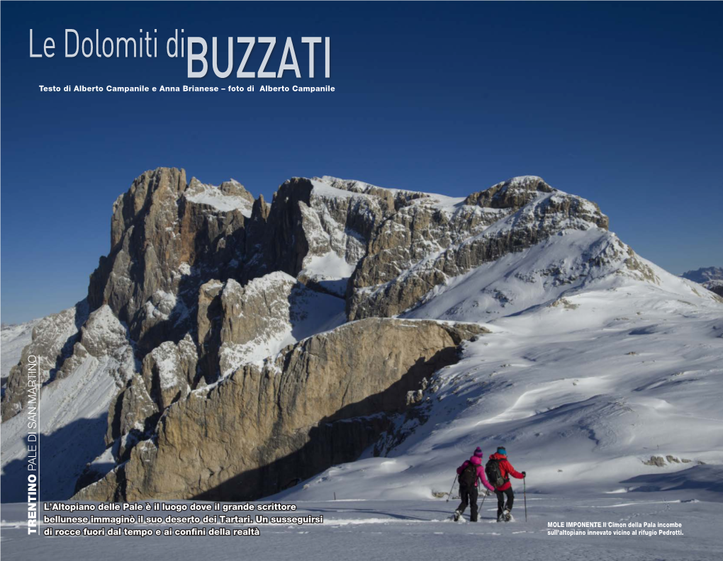 Le Dolomiti Dibuzzati Testo Di Alberto Campanile E Anna Brianese – Foto Di Alberto Campanile