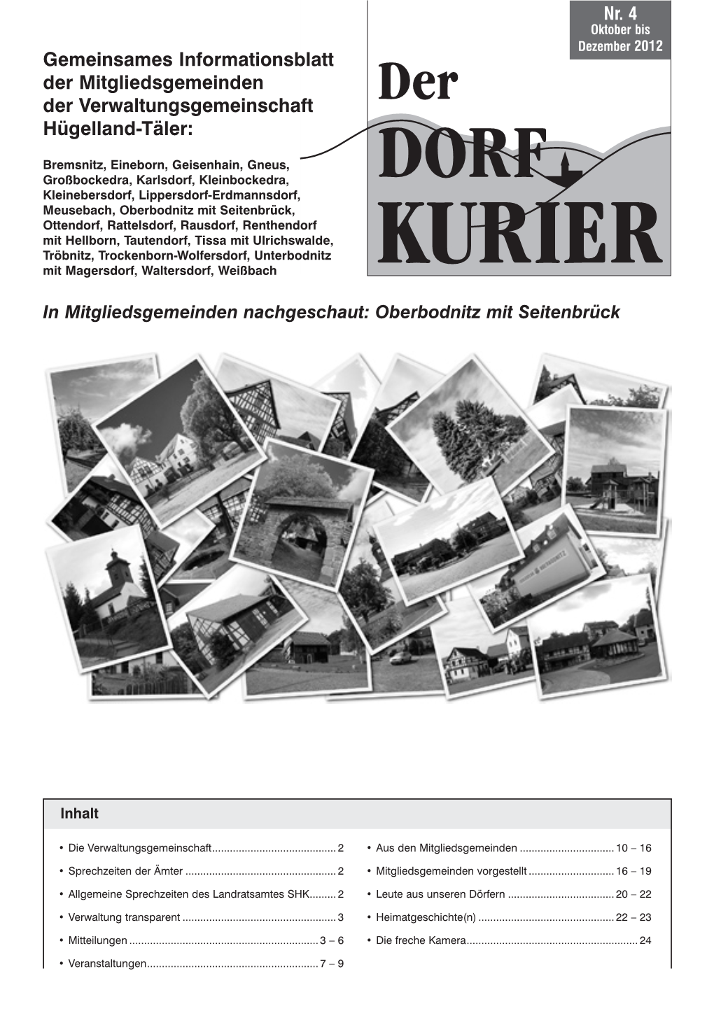 Dorfkurier Nr 4 Oktober Deze