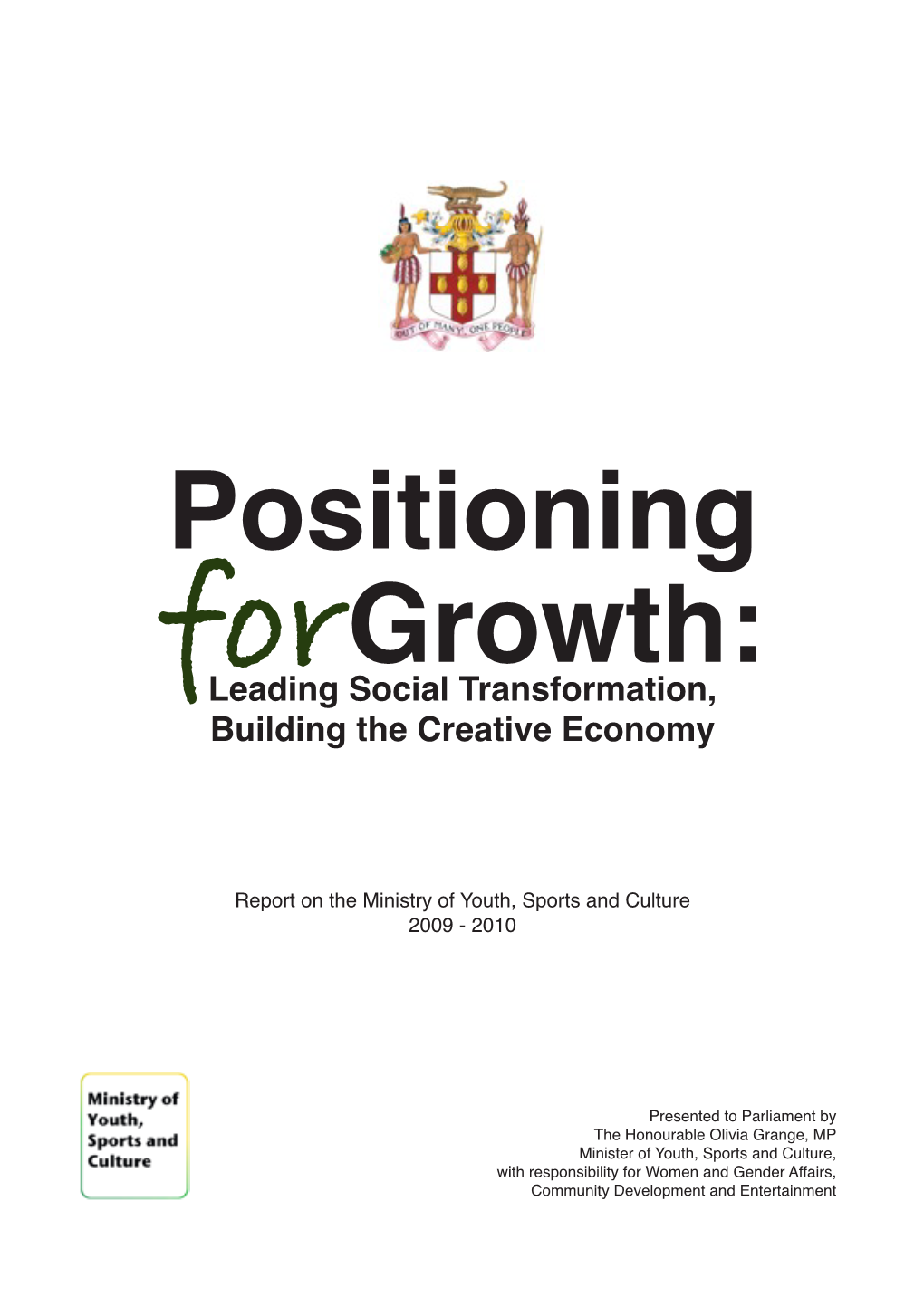 Leading Social Transformation, Building the Creative Economy