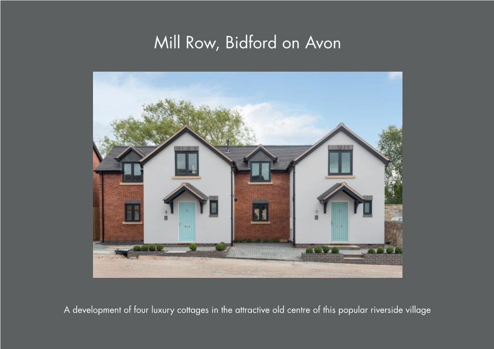 Mill Row, Bidford on Avon