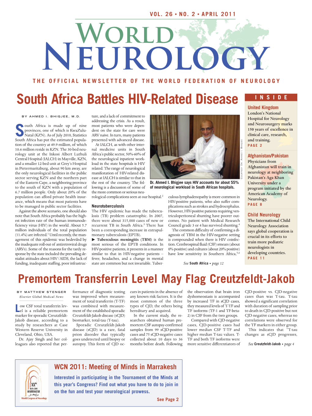 APRIL 2011 World Neurology