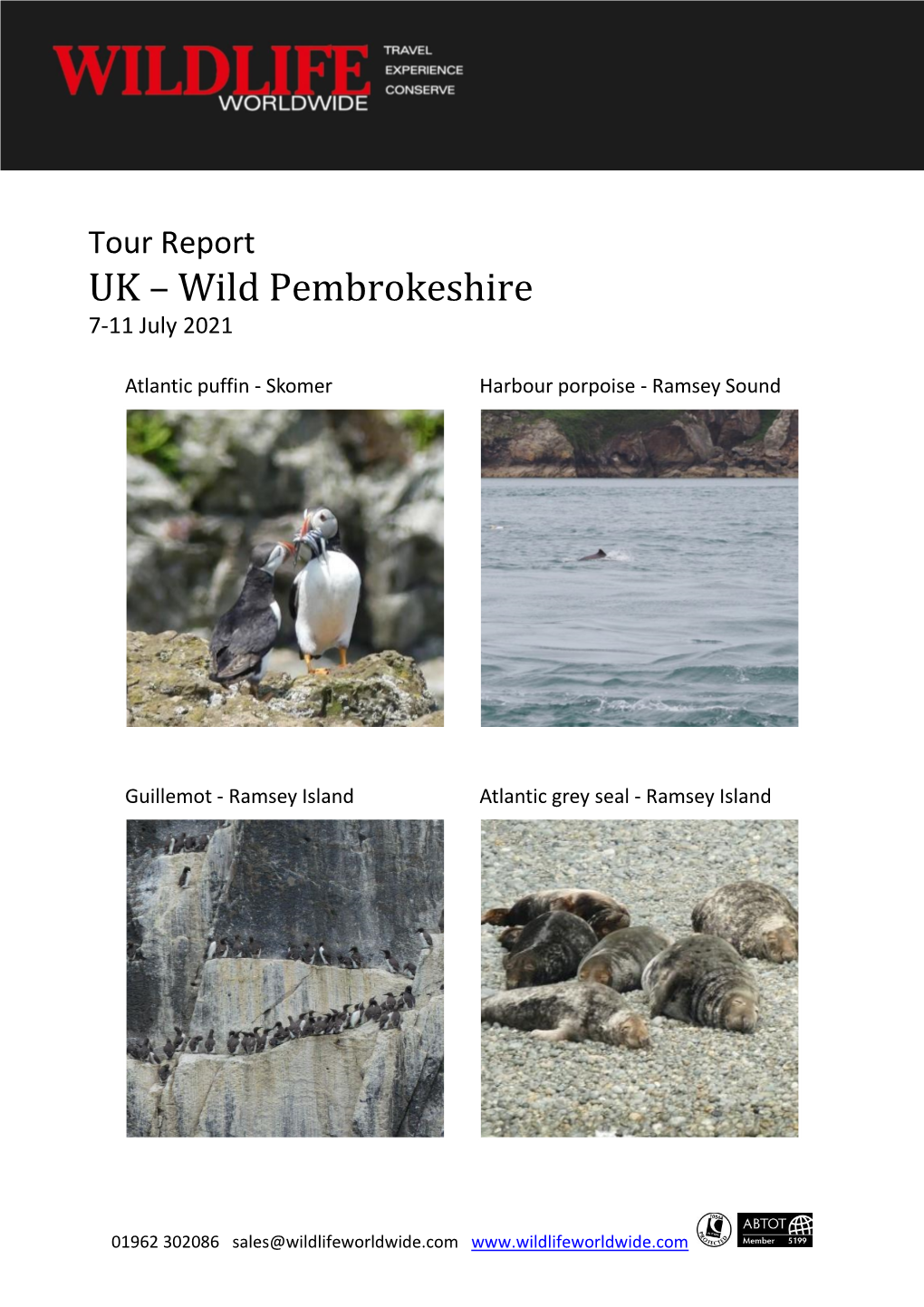 UK – Wild Pembrokeshire 7-11 July 2021