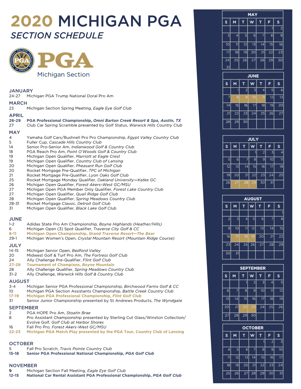 NEW Tournament Schedule 2020.Pub