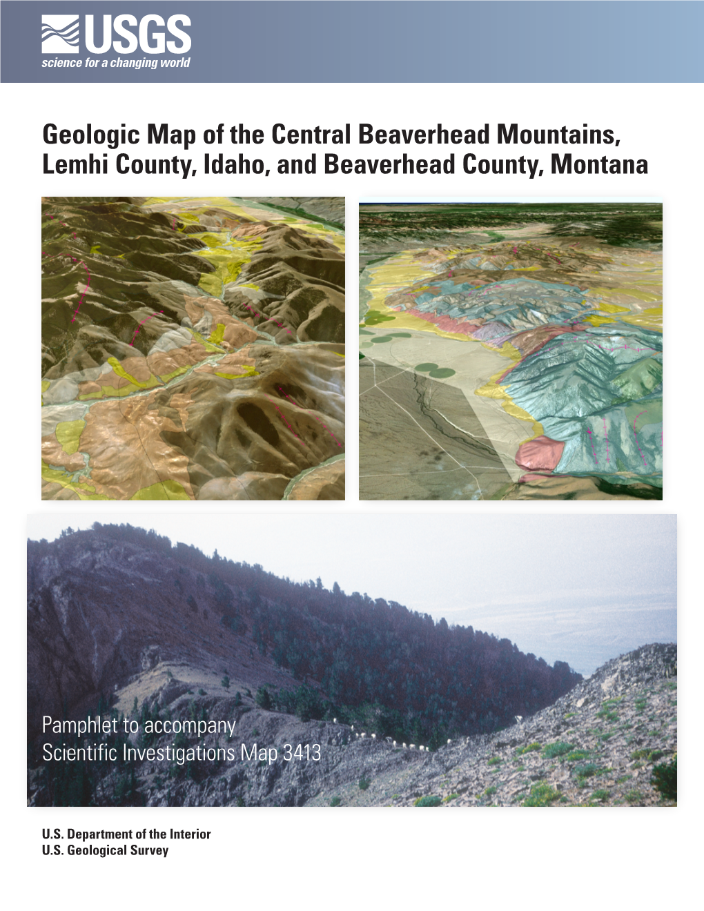 Geologic Map of the Central Beaverhead Mountains, Lemhi County, Idaho, and Beaverhead County, Montana