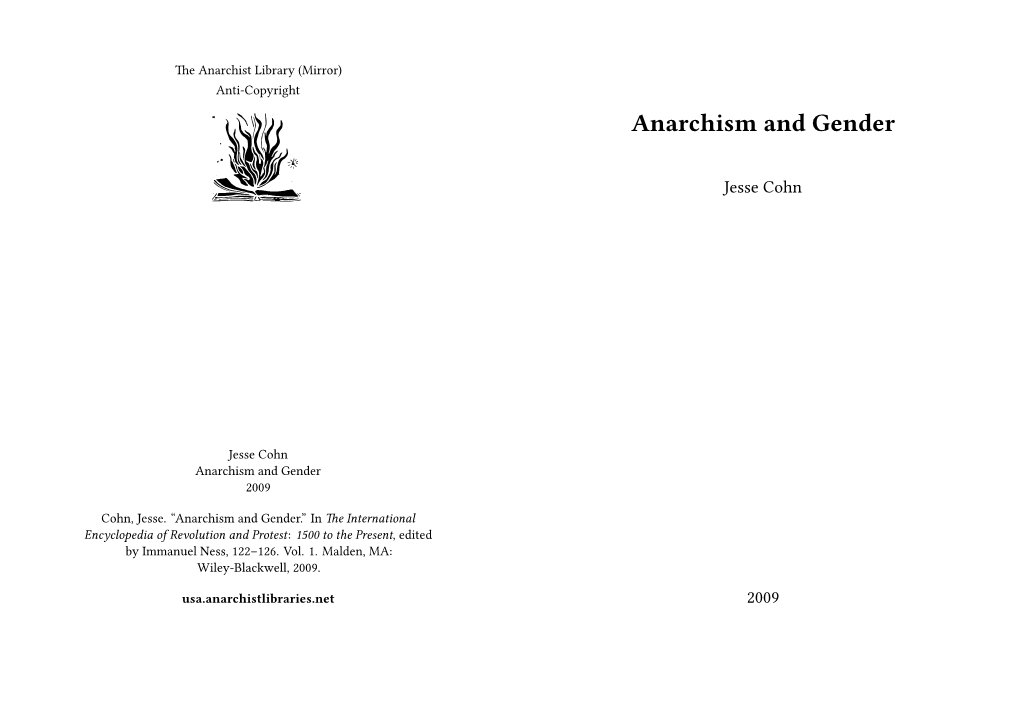 Anarchism and Gender