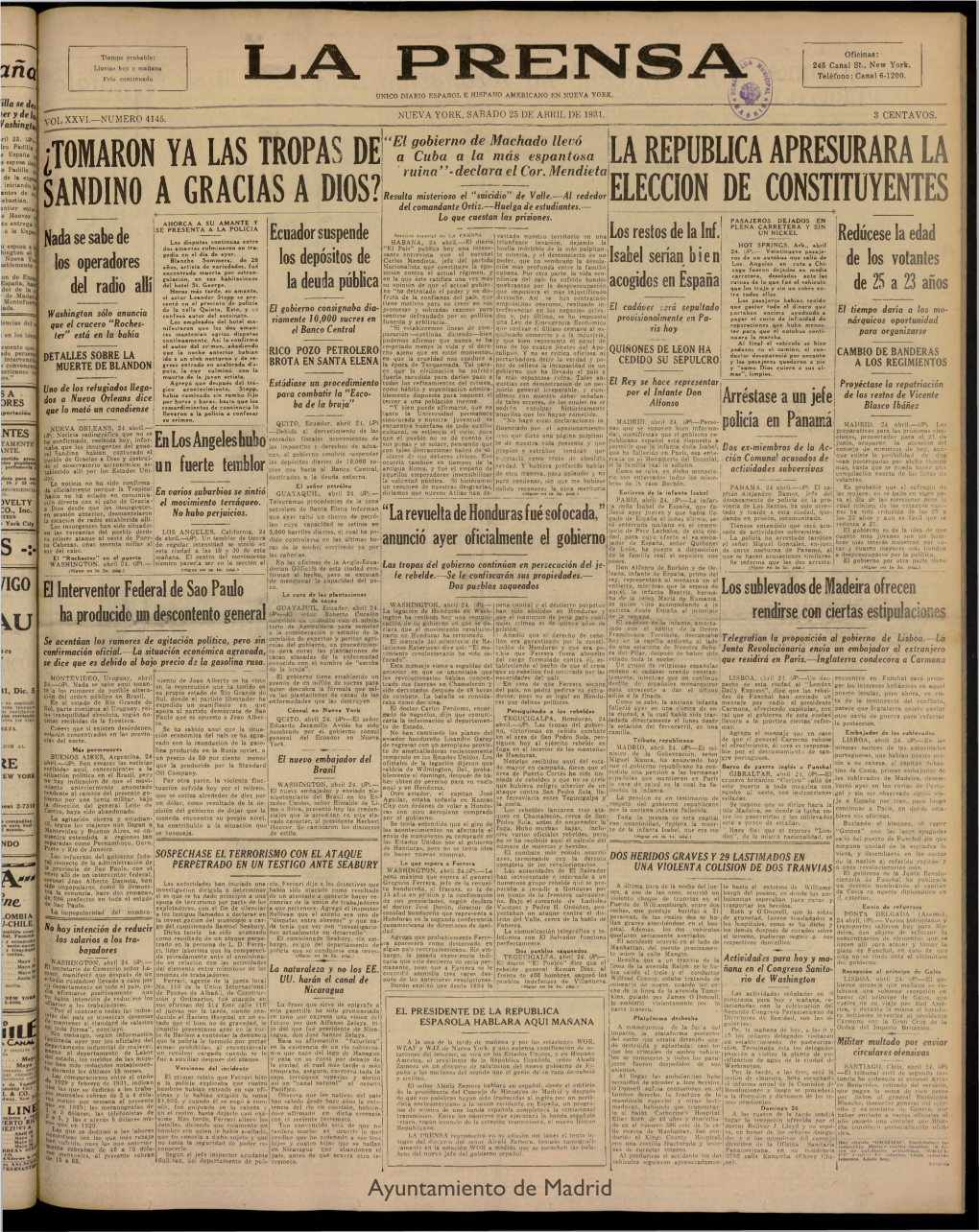 La Prensa De E.Sta Capital T'