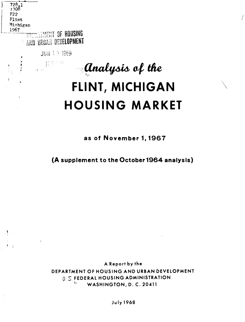 Analysis of the Flint, Michigan Housing Market